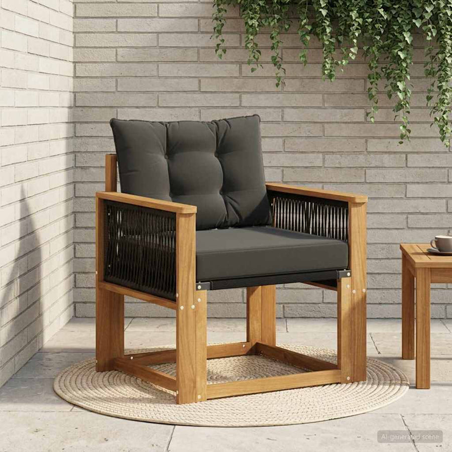 Buiten Midden Sofa Massief Acaciahout Naturel