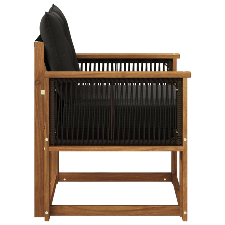 Buiten Midden Sofa Massief Acaciahout Naturel