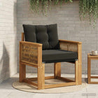 Outdoor Center Sofa Solid Acacia Wood Natural