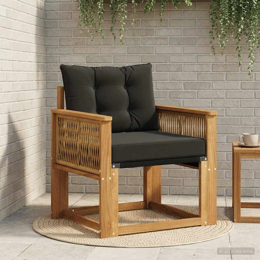 Buiten Midden Sofa Massief Acaciahout Naturel