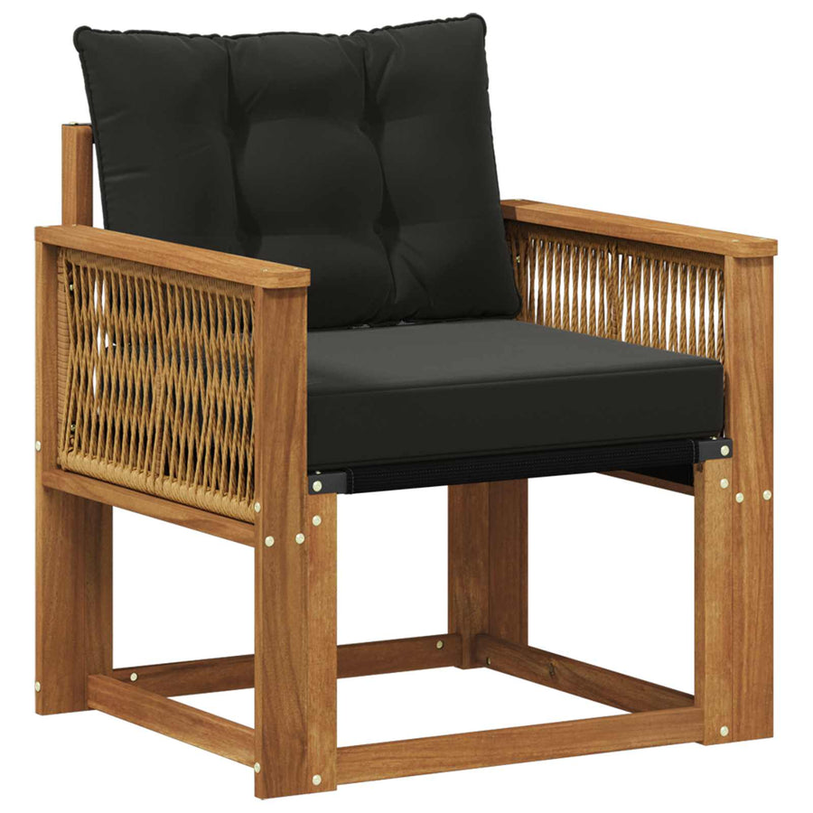 Buiten Midden Sofa Massief Acaciahout Naturel