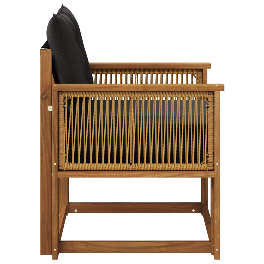 Buiten Midden Sofa Massief Acaciahout Naturel