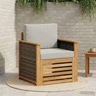 Midden sofa massief acaciahout naturel
