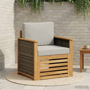 Midden sofa massief acaciahout naturel