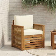 Modulaire tuinbank massief acaciahout naturel