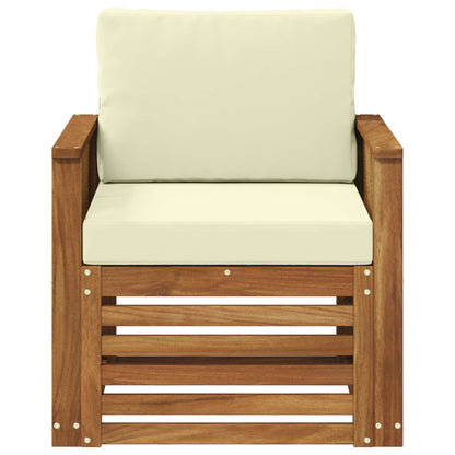 Buiten Midden Sofa Naturel Houten frame met koffie touw