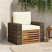 Modulaire tuinstoel massief acaciahout naturel