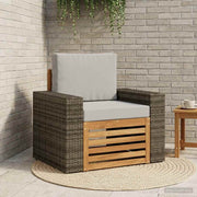Midden sofa massief acaciahout naturel