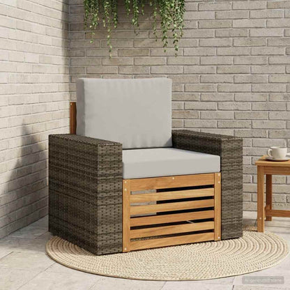 Buiten Midden Sofa Massief Acaciahout Naturel