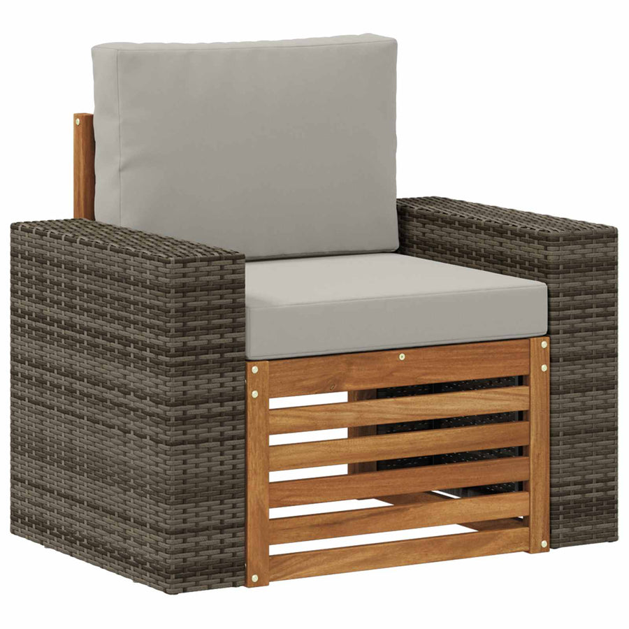 Buiten Midden Sofa Massief Acaciahout Naturel