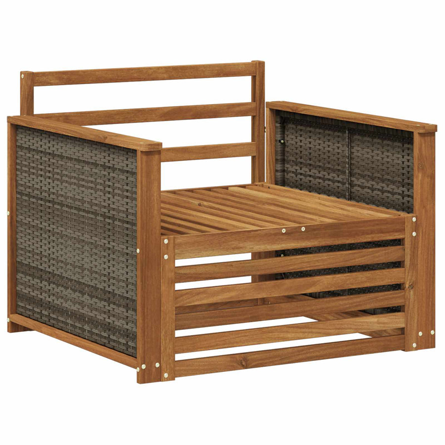 Buiten Midden Sofa Massief Acaciahout Naturel