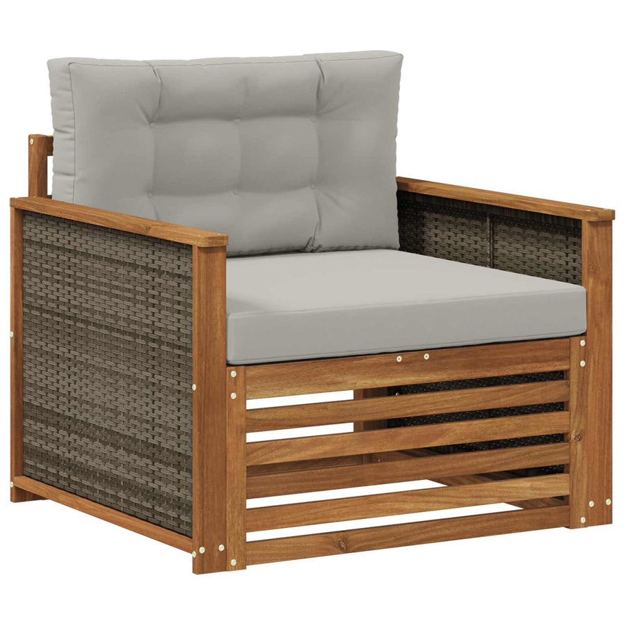 Buiten Midden Sofa Massief Acaciahout Naturel