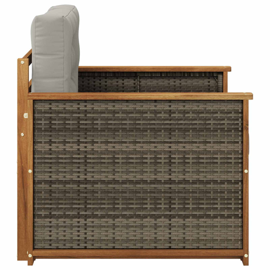 Buiten Midden Sofa Massief Acaciahout Naturel