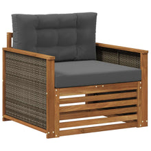 Buiten Midden Sofa Naturel Grijs riet