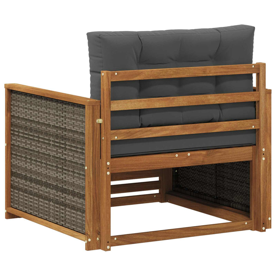 Buiten Midden Sofa Naturel Grijs riet