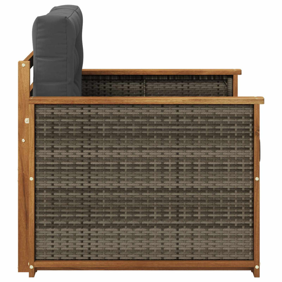 Buiten Midden Sofa Naturel Grijs riet