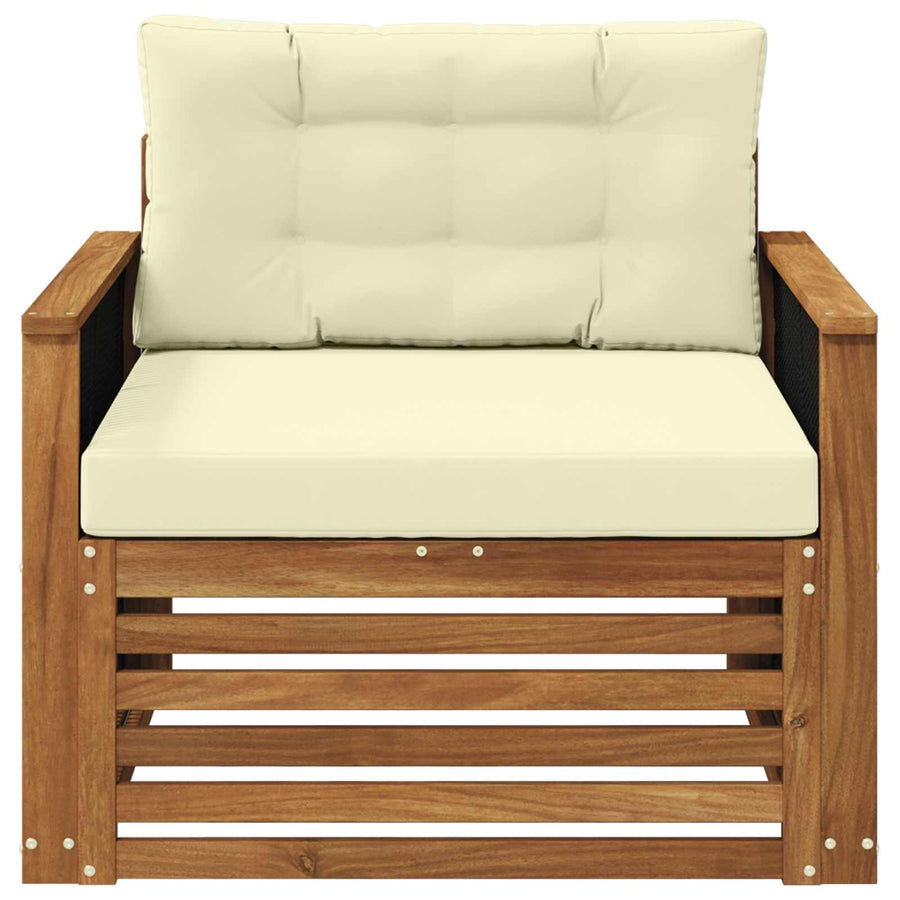 Buiten Midden Sofa Naturel Zwart touw