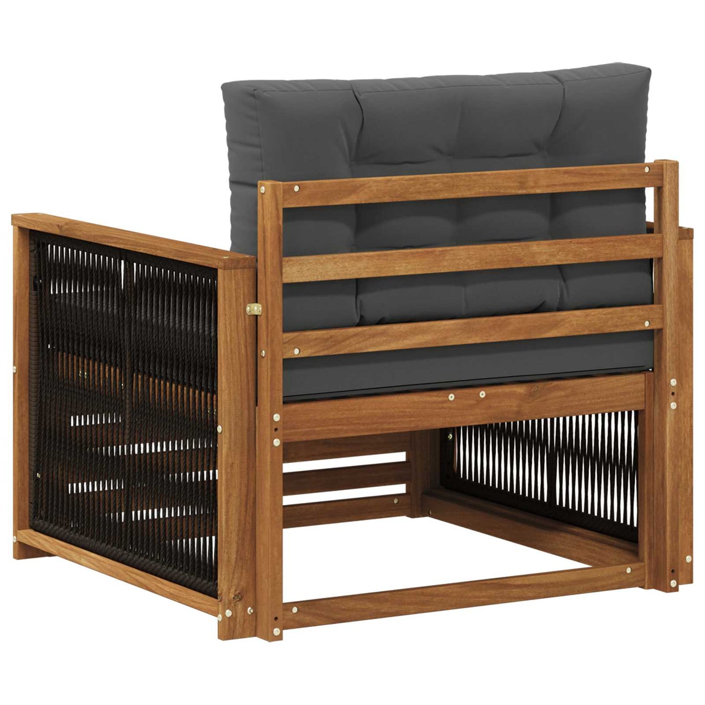 Buiten Midden Sofa Naturel Zwart touw