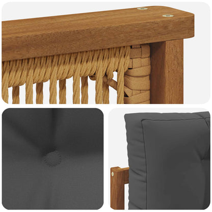 Buiten Midden Sofa Naturel Koffie touw