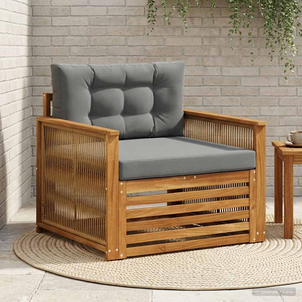 Buiten Midden Sofa Naturel Koffie touw