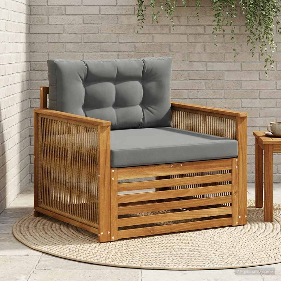 Buiten Midden Sofa Naturel Koffie touw
