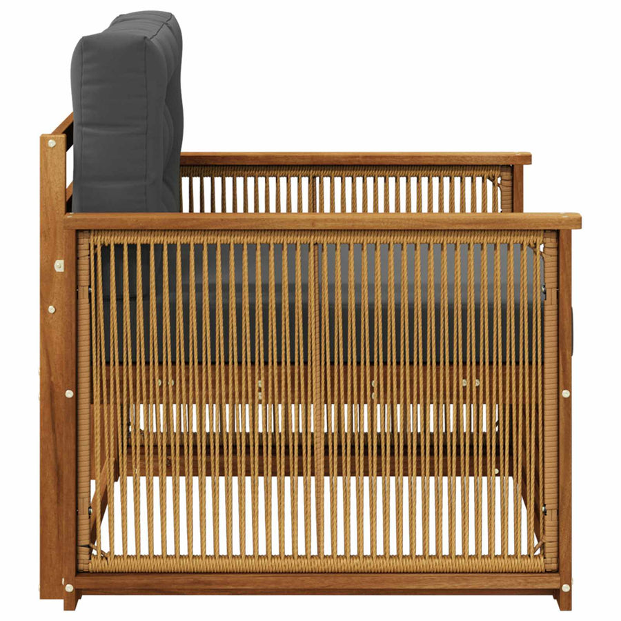 Buiten Midden Sofa Naturel Koffie touw