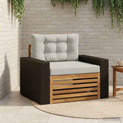 Modulaire tuinbank massief acaciahout naturel