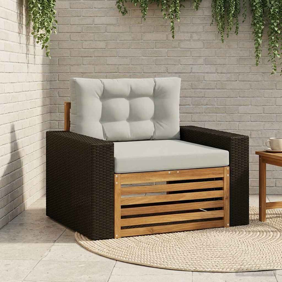 Buiten Midden Sofa Naturel