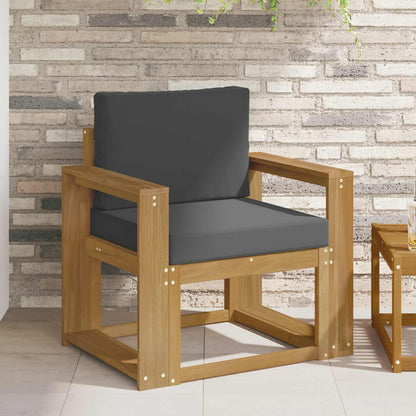 2 Stuk Buiten bankenset Polyester Wit en Anthraciet