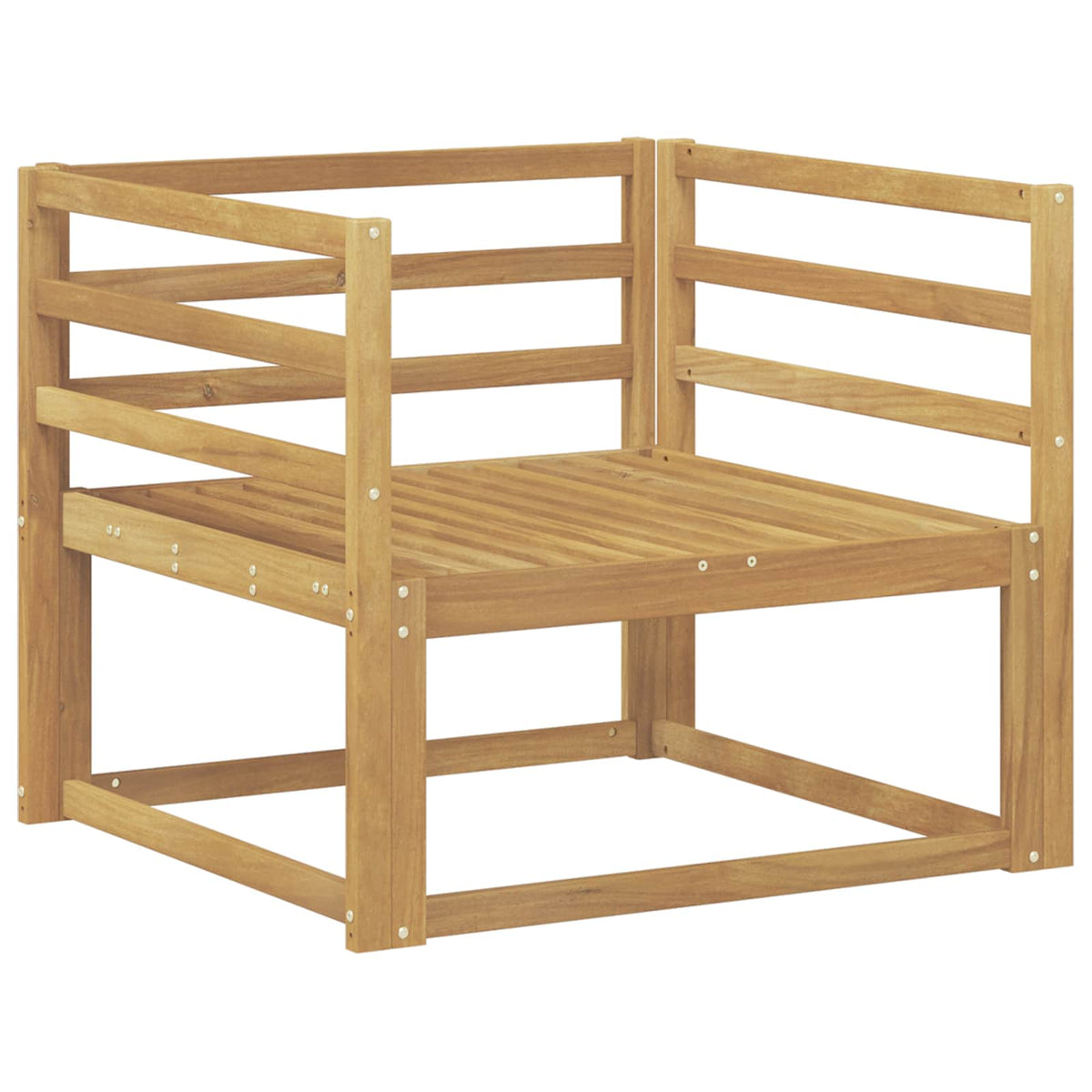Buiten Midden Sofa Massief Acaciahout Wit