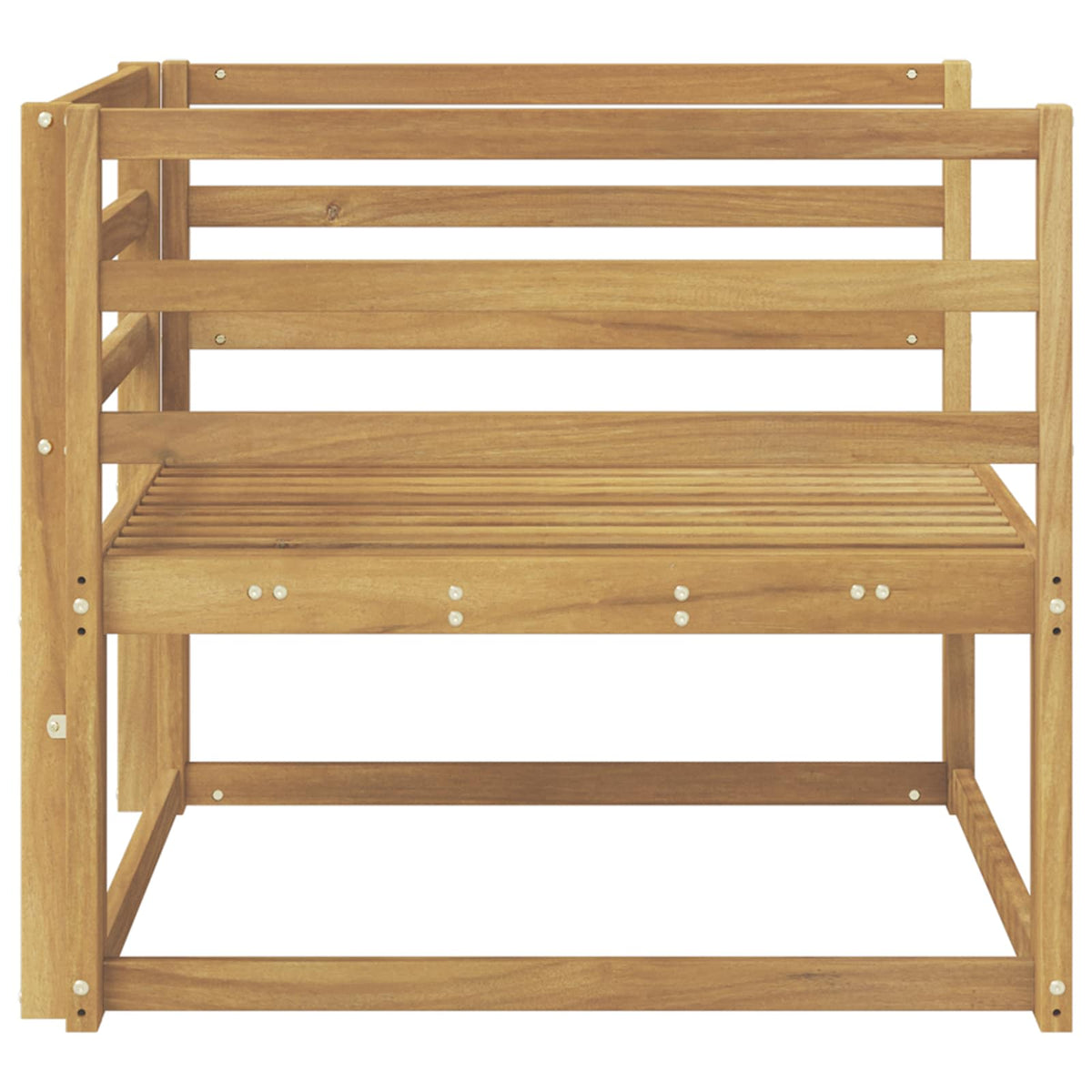 Buiten Midden Sofa Massief Acaciahout Wit