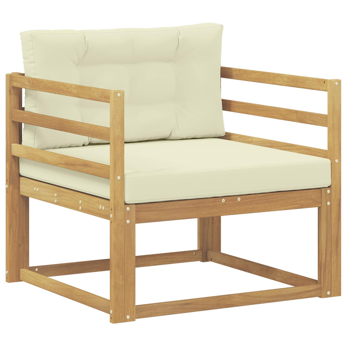 Buiten Midden Sofa Polyester Wit Horizontale latten