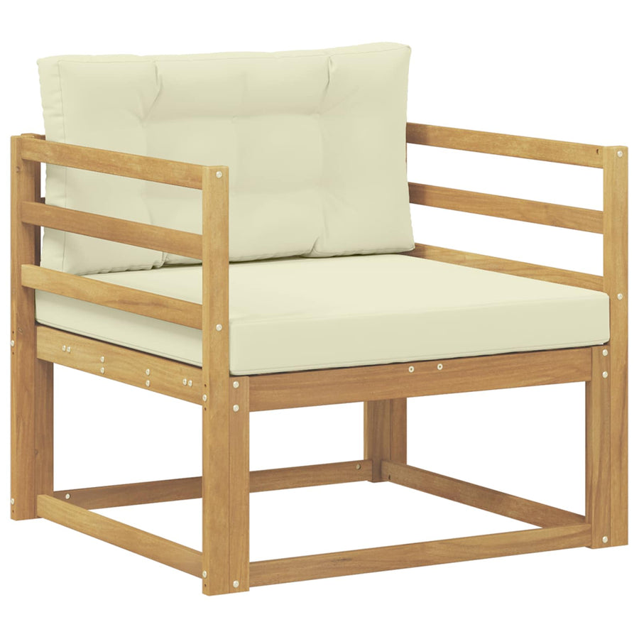 Buiten Midden Sofa Polyester Wit Horizontale latten