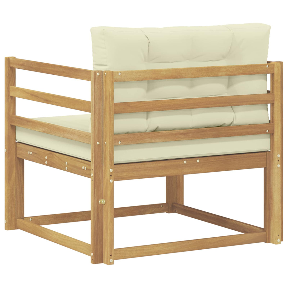 Buiten Midden Sofa Polyester Wit Horizontale latten