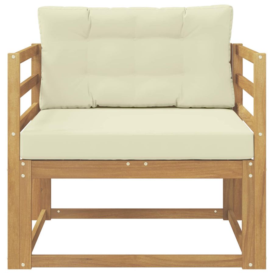 Buiten Midden Sofa Polyester Wit Horizontale latten