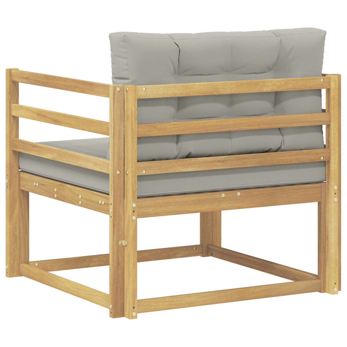 Buiten Midden Sofa Polyester Wit Horizontale latten