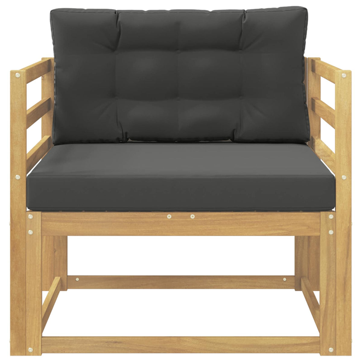 Buiten Midden Sofa Polyester Wit Horizontale latten