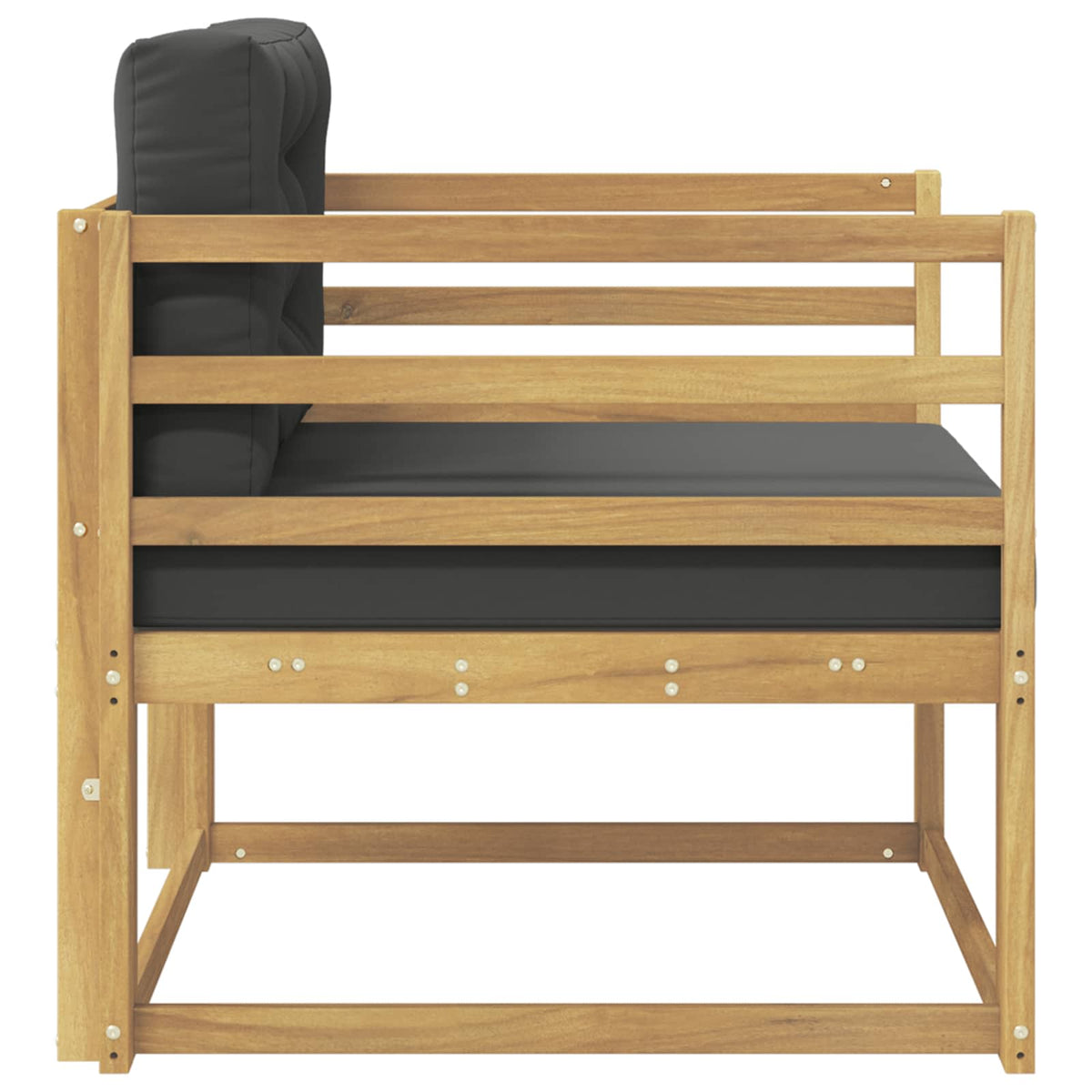 Buiten Midden Sofa Polyester Wit Horizontale latten