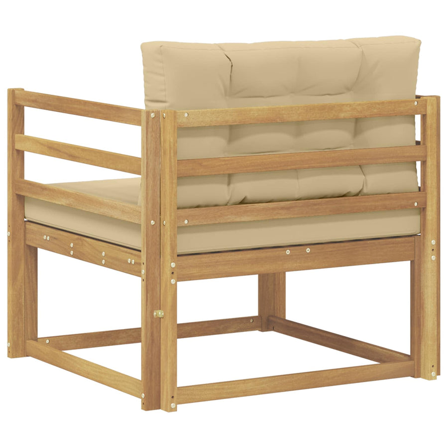 Buiten Midden Sofa Polyester Wit Horizontale latten