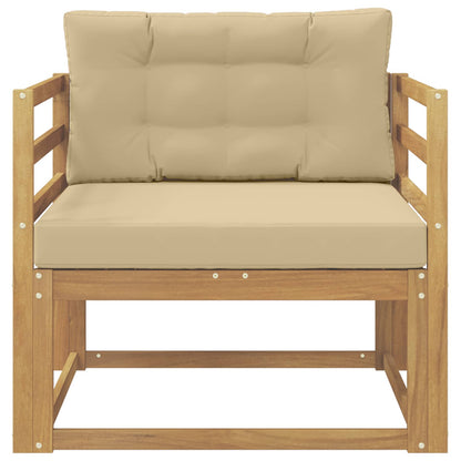 Buiten Midden Sofa Polyester Wit Horizontale latten