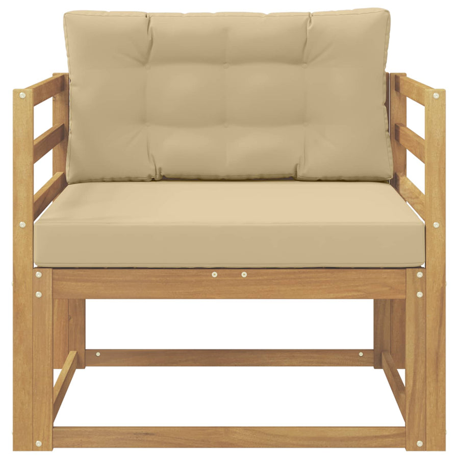 Buiten Midden Sofa Polyester Wit Horizontale latten