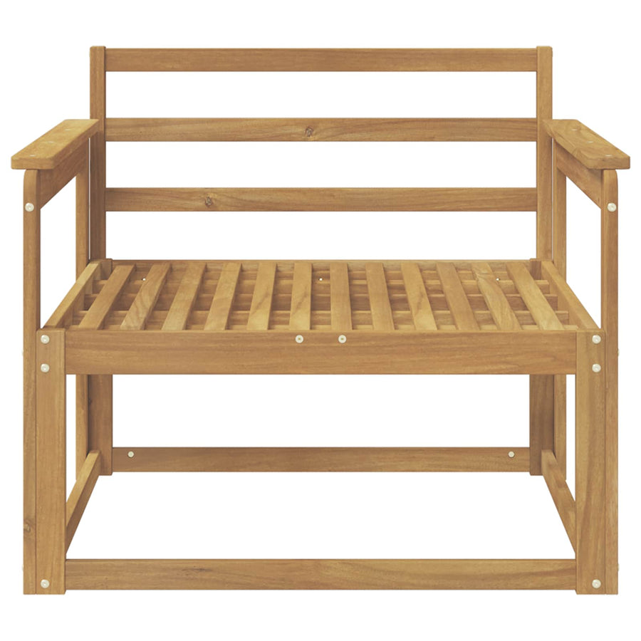 Buiten Midden Sofa Massief Acaciahout Wit