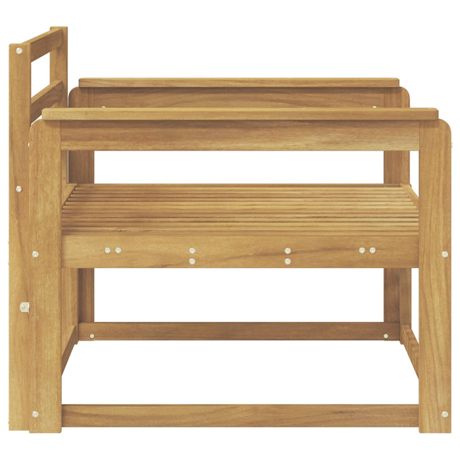 Buiten Midden Sofa Massief Acaciahout Wit