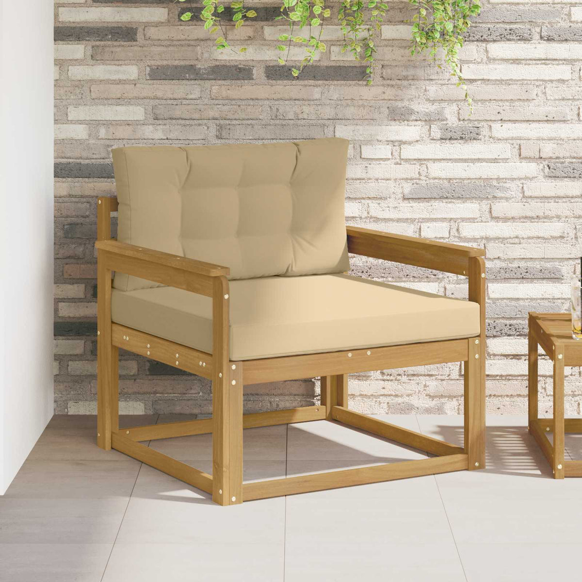 Buiten Midden Sofa Polyester Wit Open frame