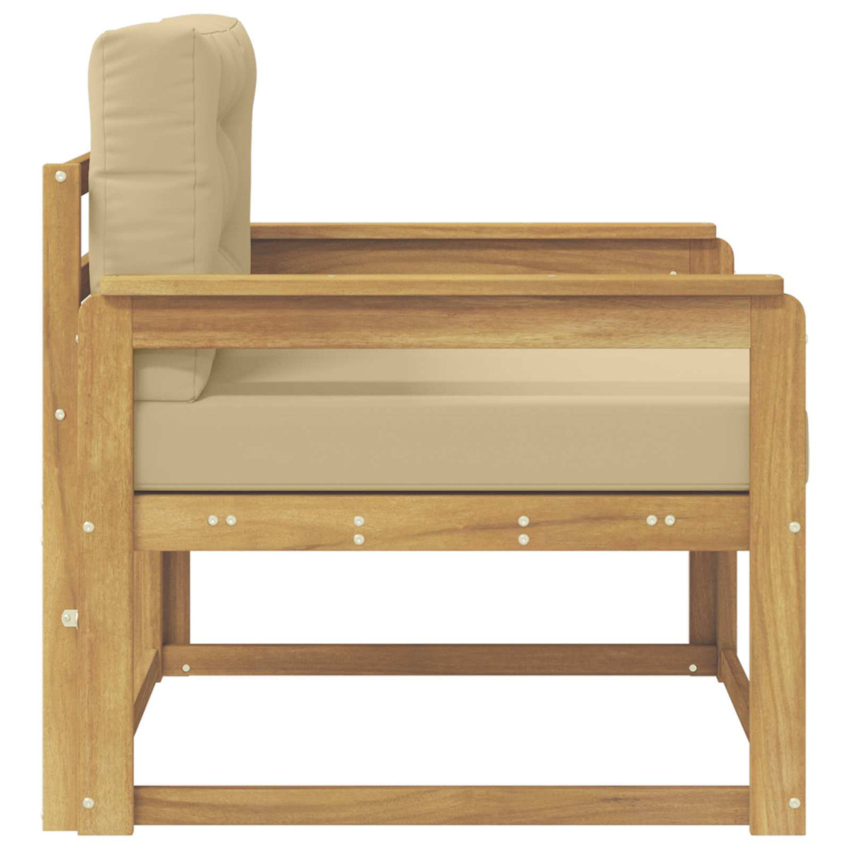Buiten Midden Sofa Polyester Wit Open frame
