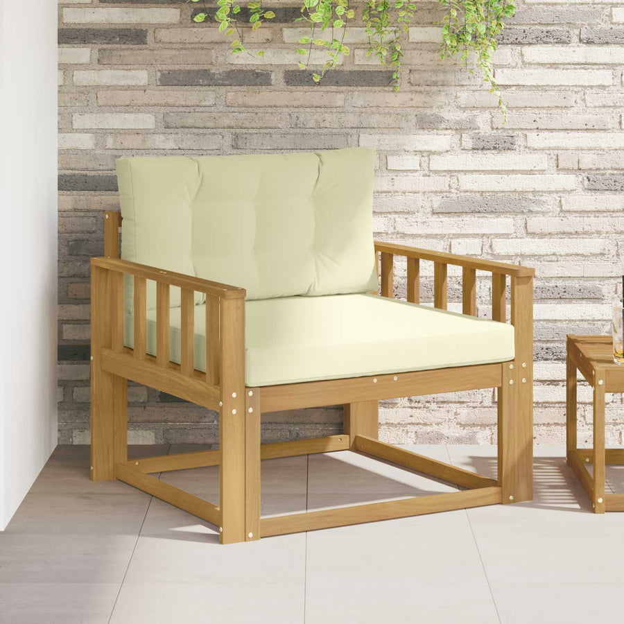 Buiten Midden Sofa Polyester Wit Verticale latten