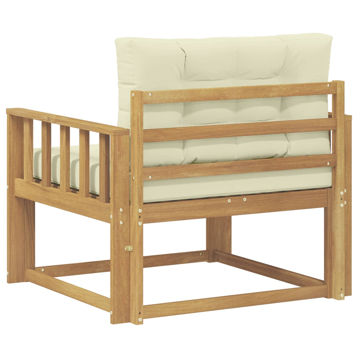 Buiten Midden Sofa Polyester Wit Verticale latten