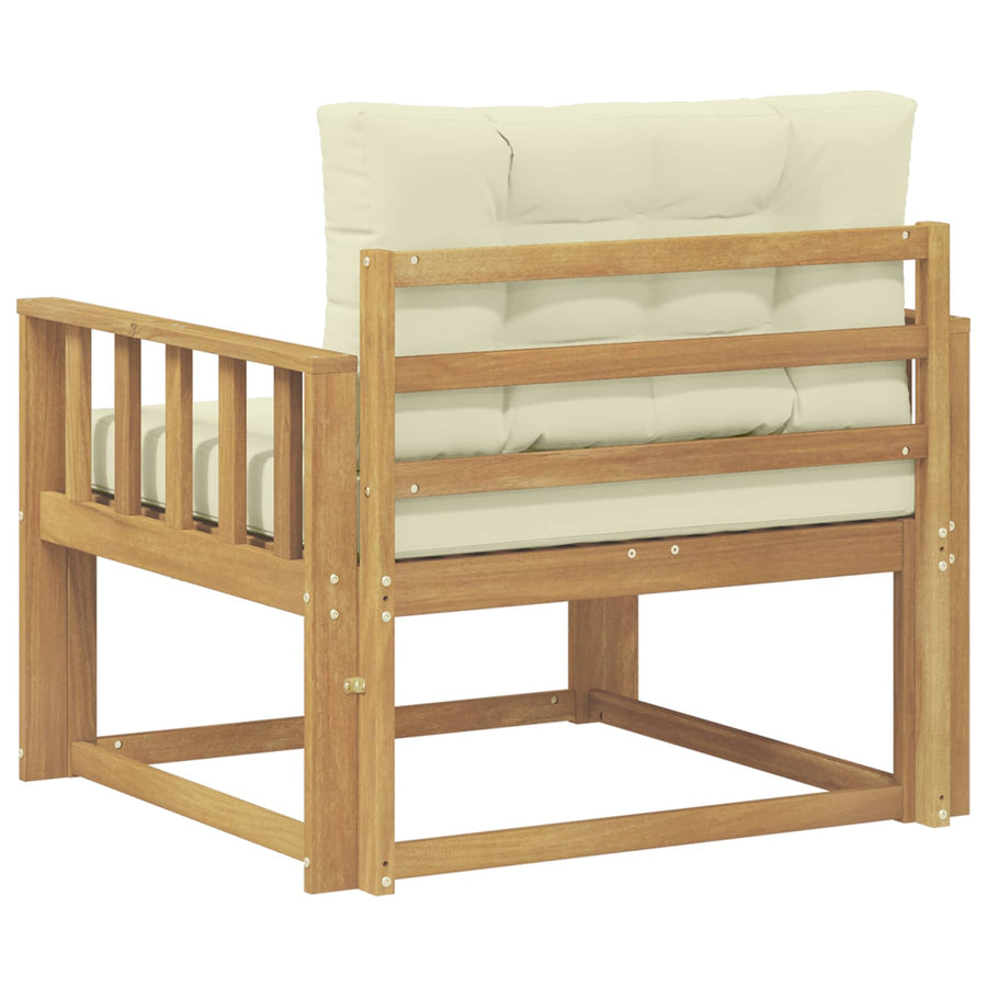 Buiten Midden Sofa Polyester Wit Verticale latten