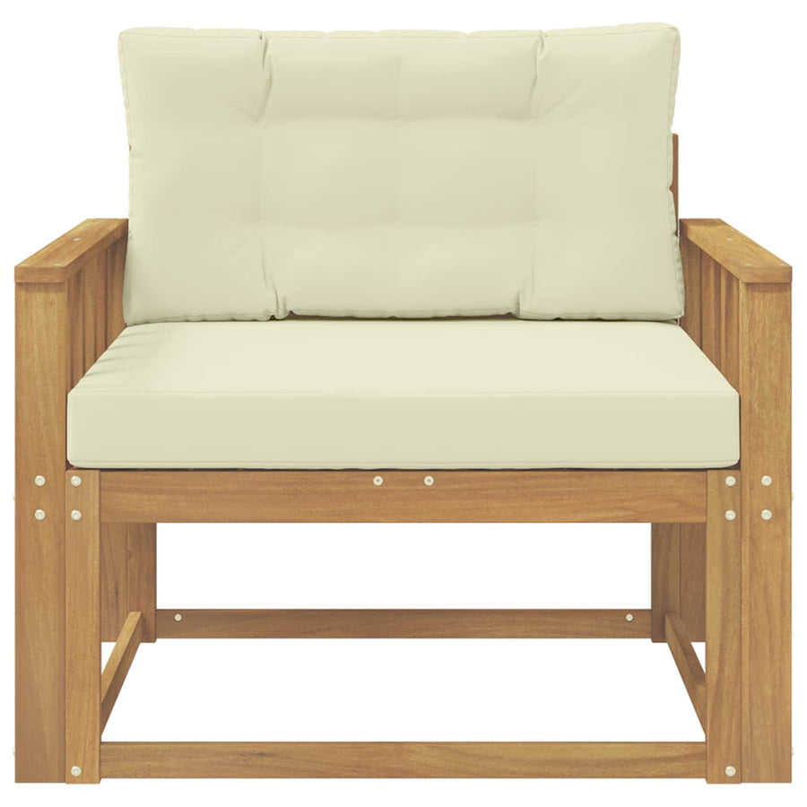 Buiten Midden Sofa Polyester Wit Verticale latten