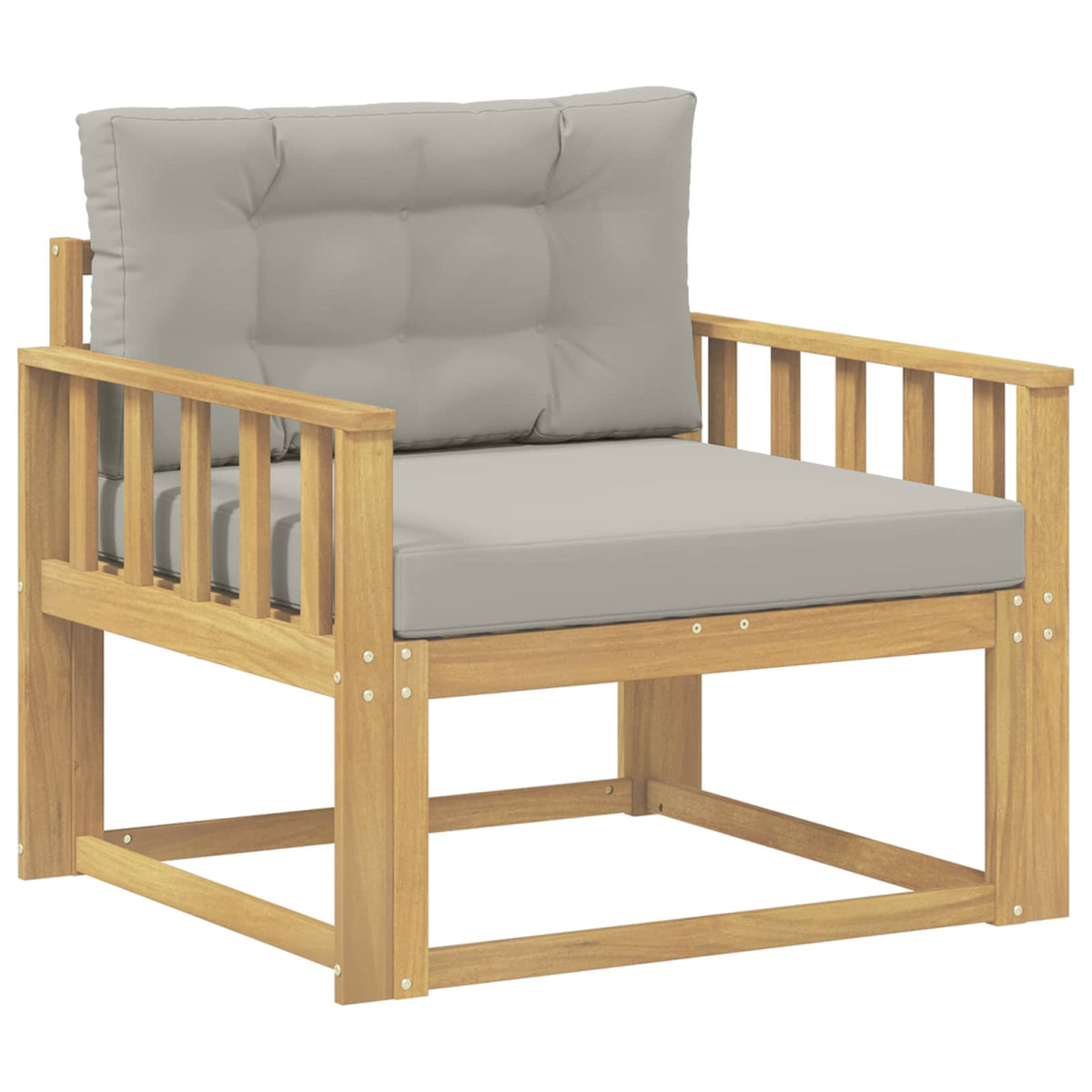 Buiten Midden Sofa Polyester Wit Verticale latten